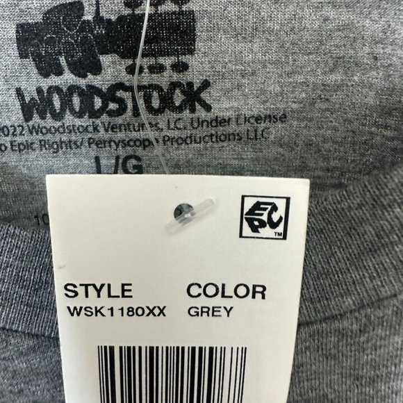 PHILCOS ENTERPRISER woodstock mens Large T shirt Grey WSK1180XX - Picture 5 of 8